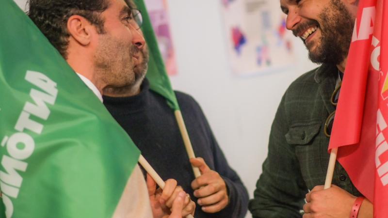 Almoço com apoiantes na Amadora